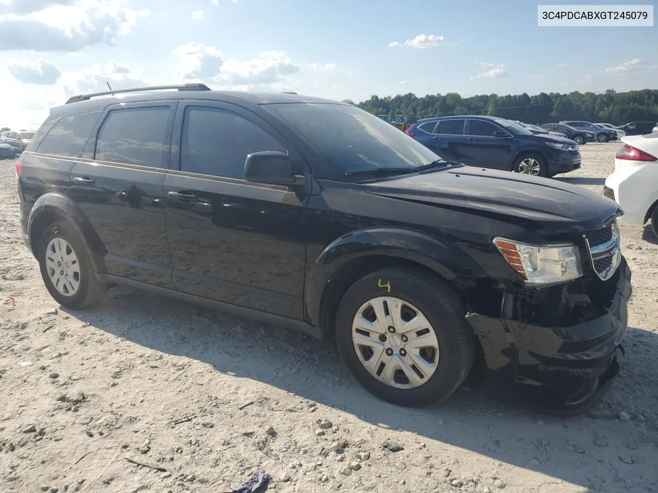 2016 Dodge Journey Se VIN: 3C4PDCABXGT245079 Lot: 72566554