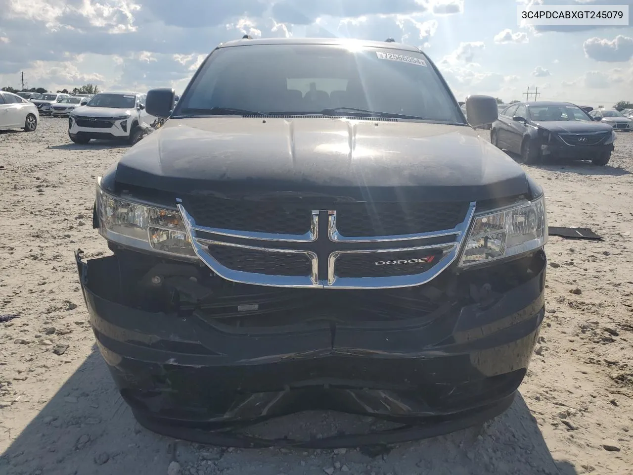 2016 Dodge Journey Se VIN: 3C4PDCABXGT245079 Lot: 72566554