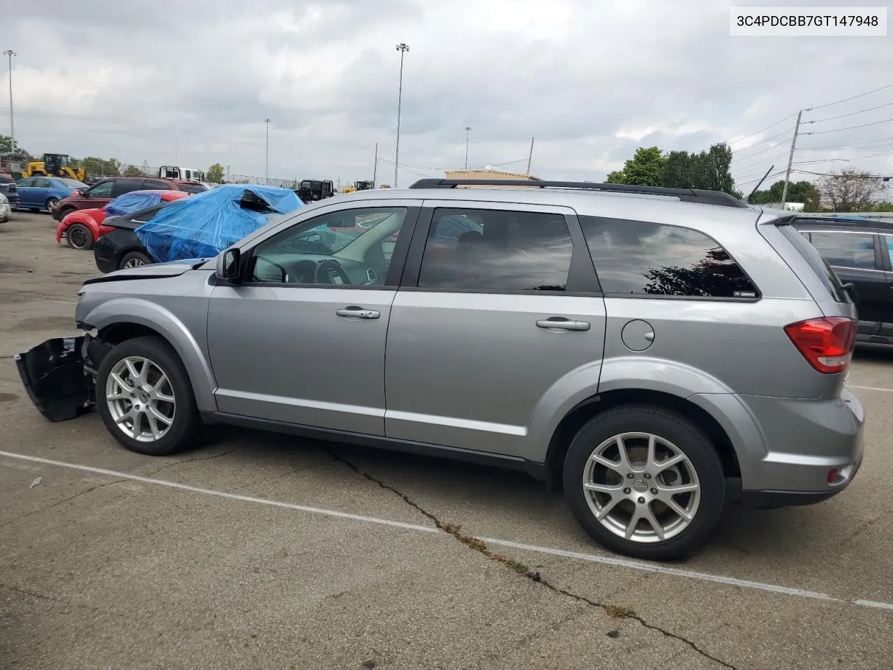 2016 Dodge Journey Sxt VIN: 3C4PDCBB7GT147948 Lot: 72569744