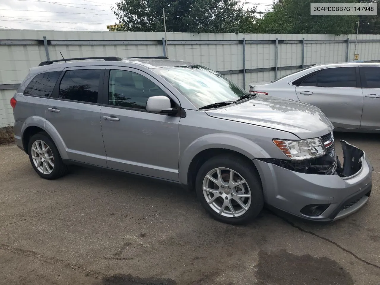 2016 Dodge Journey Sxt VIN: 3C4PDCBB7GT147948 Lot: 72569744