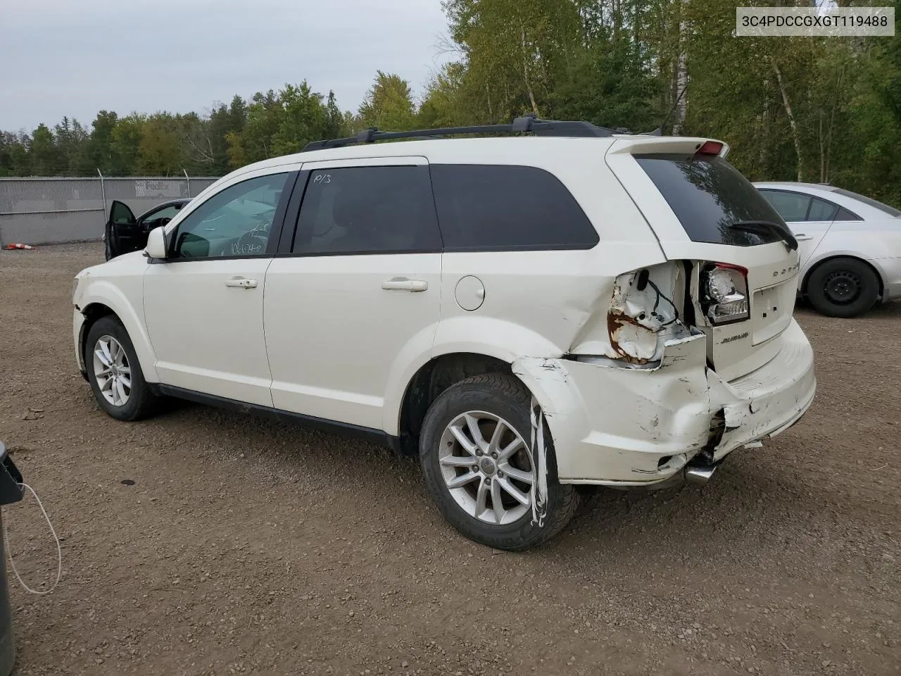 2016 Dodge Journey Sxt VIN: 3C4PDCCGXGT119488 Lot: 72590814