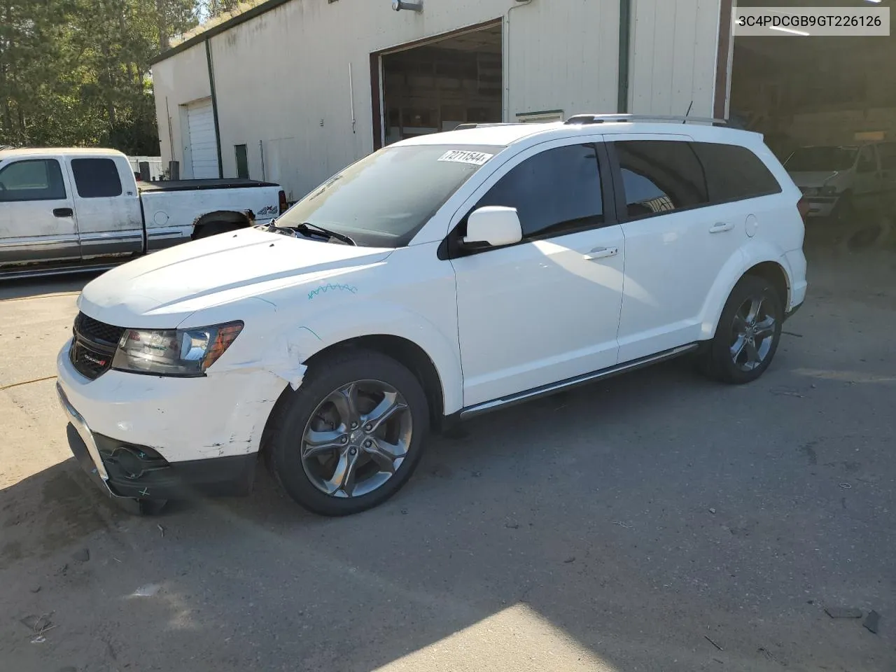 2016 Dodge Journey Crossroad VIN: 3C4PDCGB9GT226126 Lot: 72711544