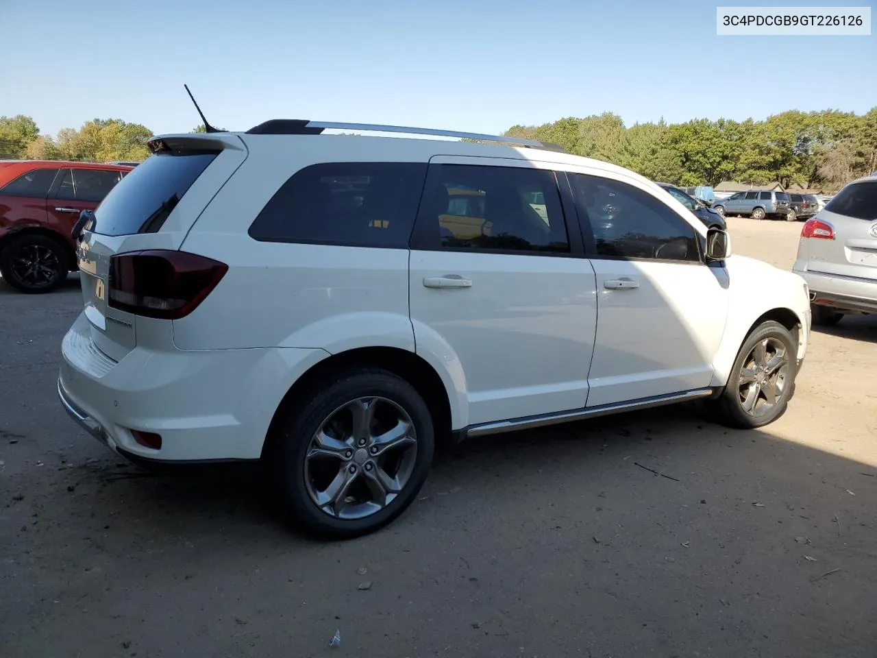 2016 Dodge Journey Crossroad VIN: 3C4PDCGB9GT226126 Lot: 72711544