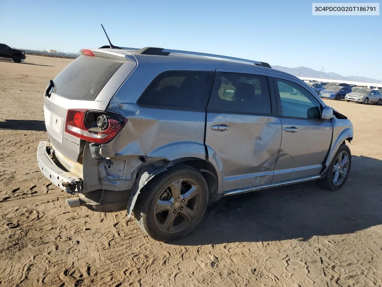 2016 Dodge Journey Crossroad VIN: 3C4PDCGG2GT186791 Lot: 72760224