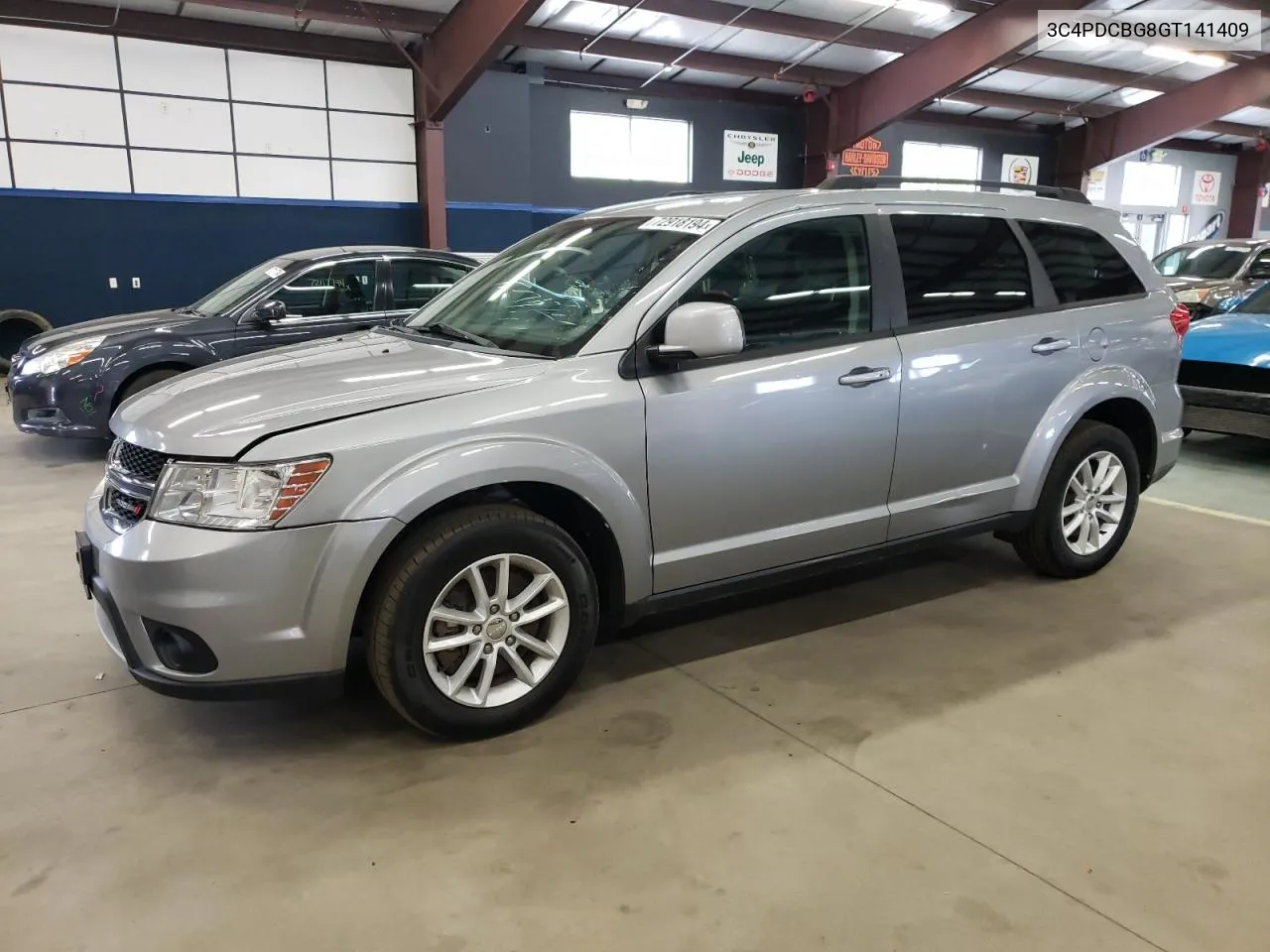 2016 Dodge Journey Sxt VIN: 3C4PDCBG8GT141409 Lot: 72918194