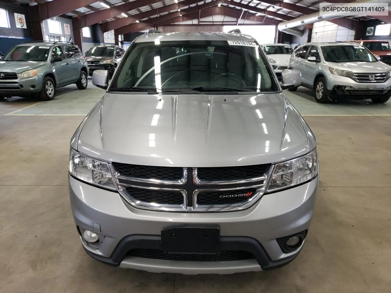 2016 Dodge Journey Sxt VIN: 3C4PDCBG8GT141409 Lot: 72918194