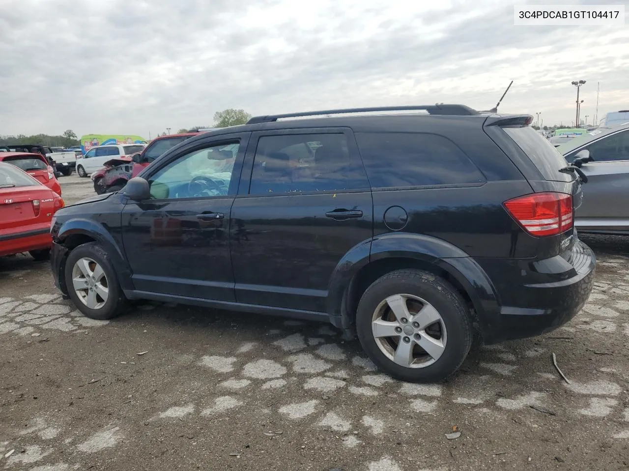 2016 Dodge Journey Se VIN: 3C4PDCAB1GT104417 Lot: 72927204