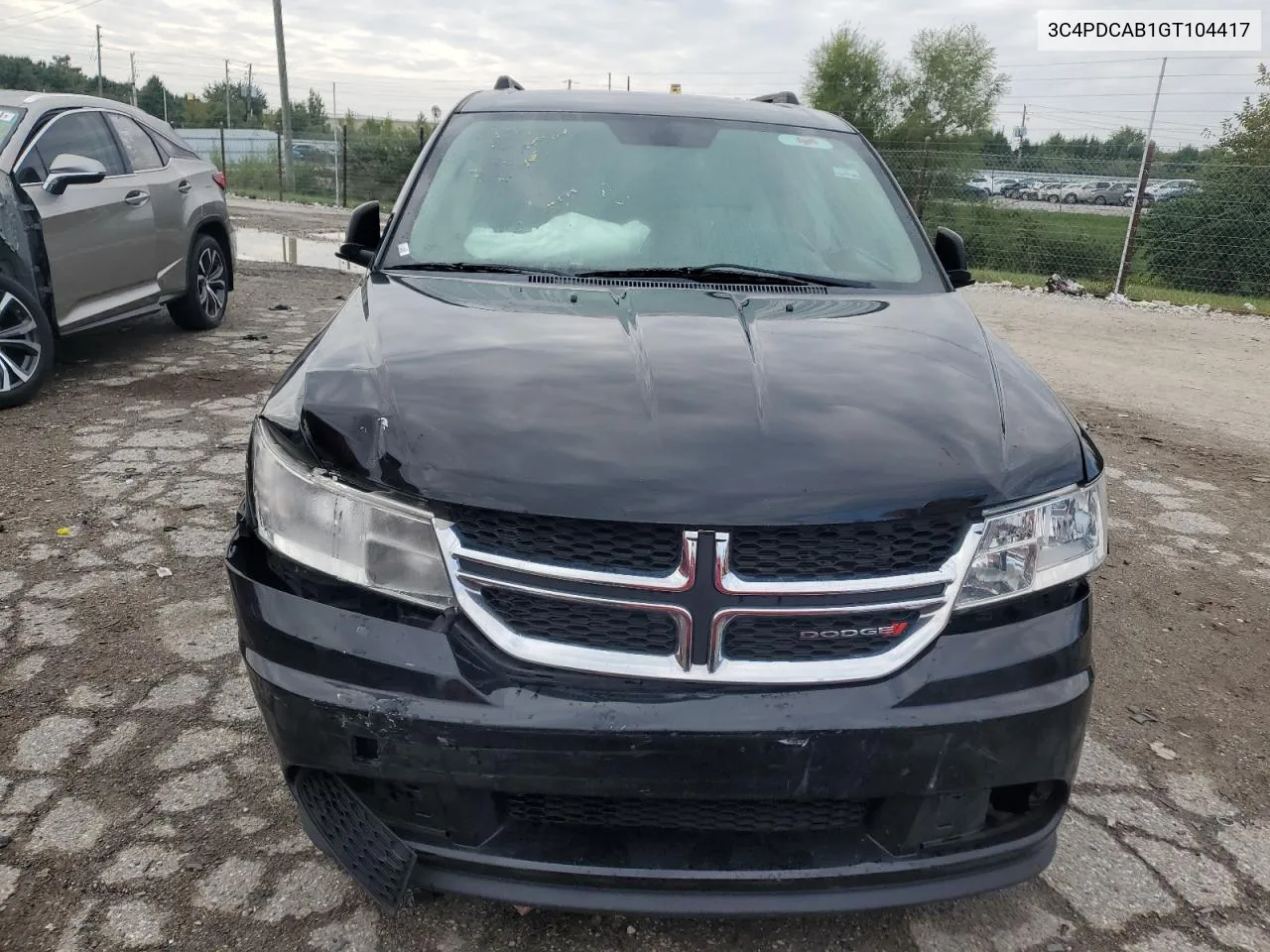 2016 Dodge Journey Se VIN: 3C4PDCAB1GT104417 Lot: 72927204