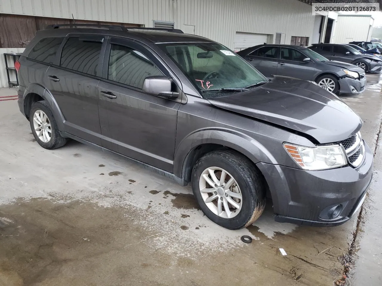 2016 Dodge Journey Sxt VIN: 3C4PDCBG2GT126873 Lot: 73160484