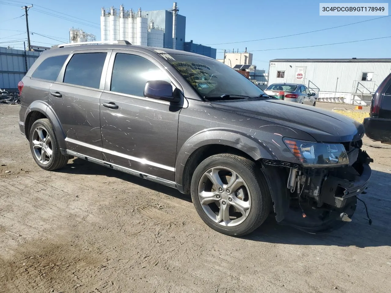 2016 Dodge Journey Crossroad VIN: 3C4PDCGB9GT178949 Lot: 73481104