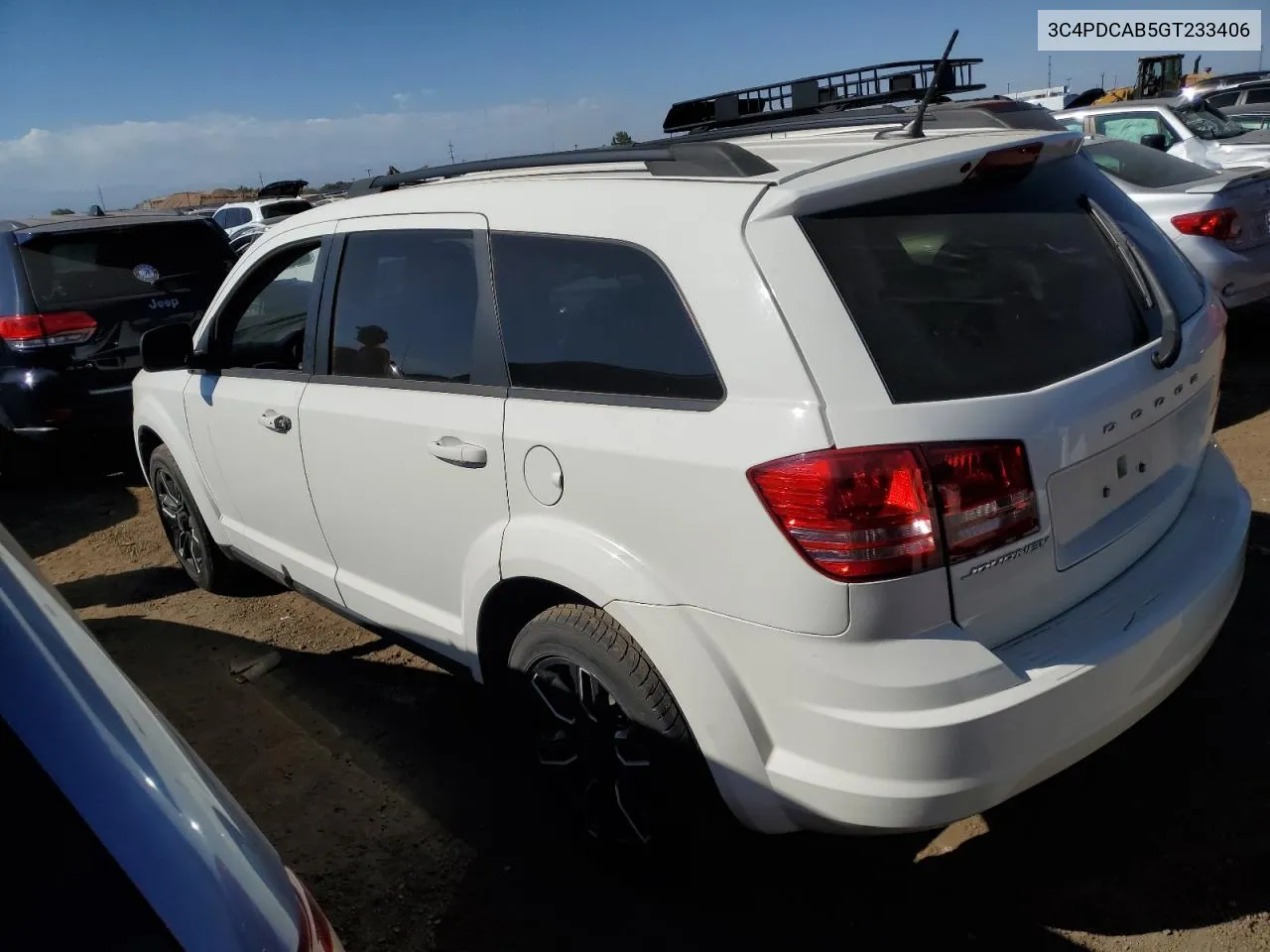 2016 Dodge Journey Se VIN: 3C4PDCAB5GT233406 Lot: 73487574