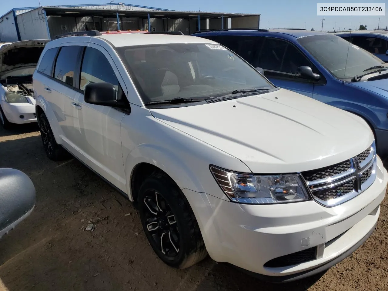 2016 Dodge Journey Se VIN: 3C4PDCAB5GT233406 Lot: 73487574