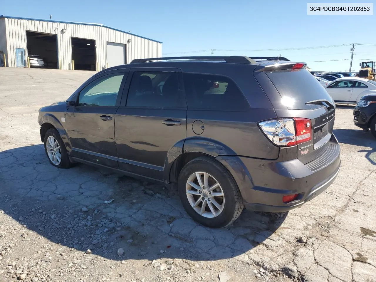 2016 Dodge Journey Sxt VIN: 3C4PDCBG4GT202853 Lot: 73523254