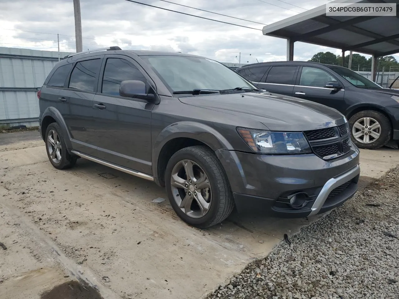 2016 Dodge Journey Crossroad VIN: 3C4PDCGB6GT107479 Lot: 73701294