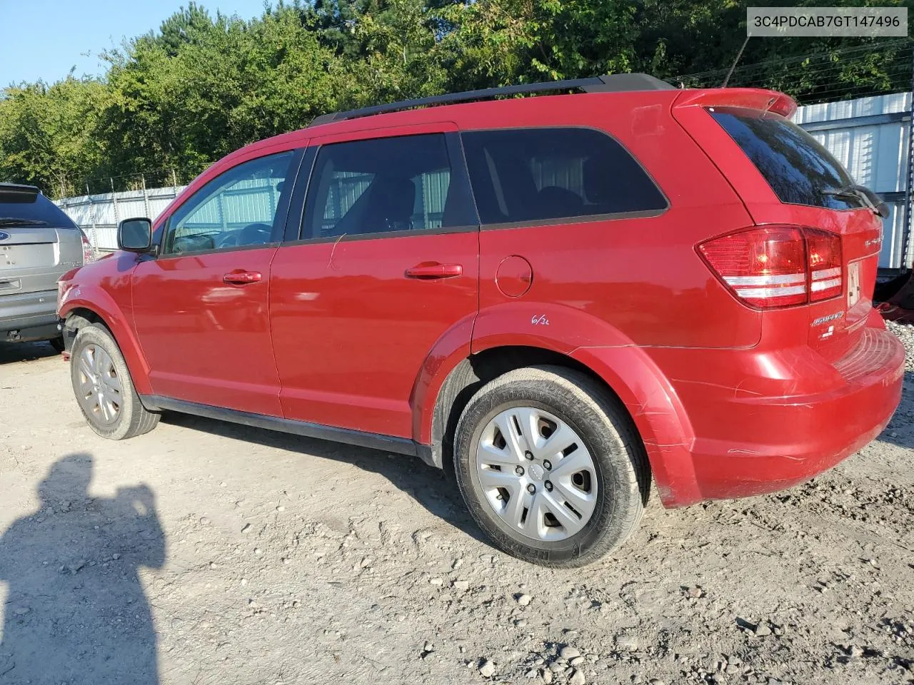 2016 Dodge Journey Se VIN: 3C4PDCAB7GT147496 Lot: 73809864