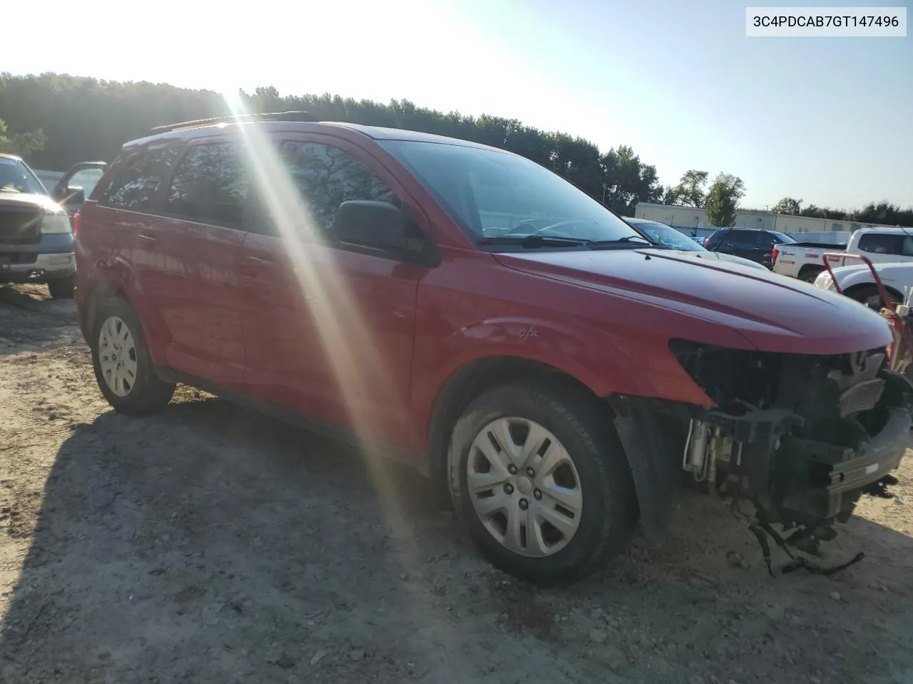 2016 Dodge Journey Se VIN: 3C4PDCAB7GT147496 Lot: 73809864