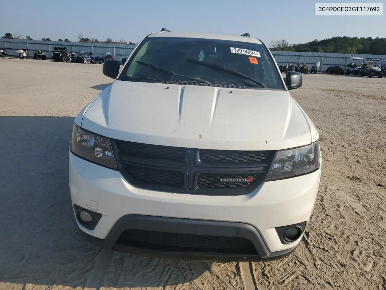 2016 Dodge Journey R/T VIN: 3C4PDCEG3GT117692 Lot: 73914204