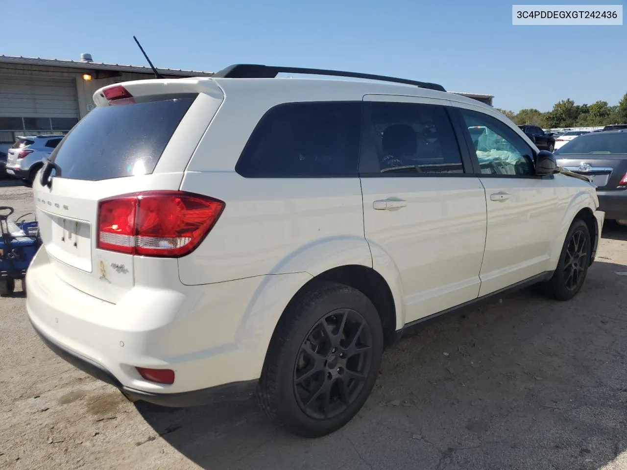 2016 Dodge Journey R/T VIN: 3C4PDDEGXGT242436 Lot: 73956464