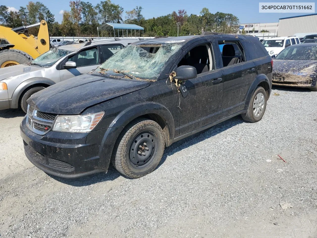 2016 Dodge Journey Se VIN: 3C4PDCAB7GT151662 Lot: 74275884