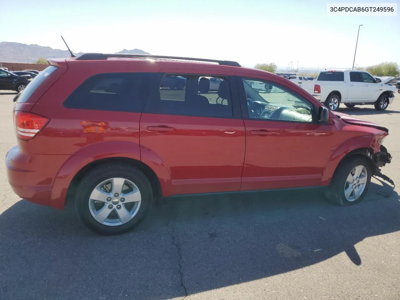 2016 Dodge Journey Se VIN: 3C4PDCAB6GT249596 Lot: 74289814