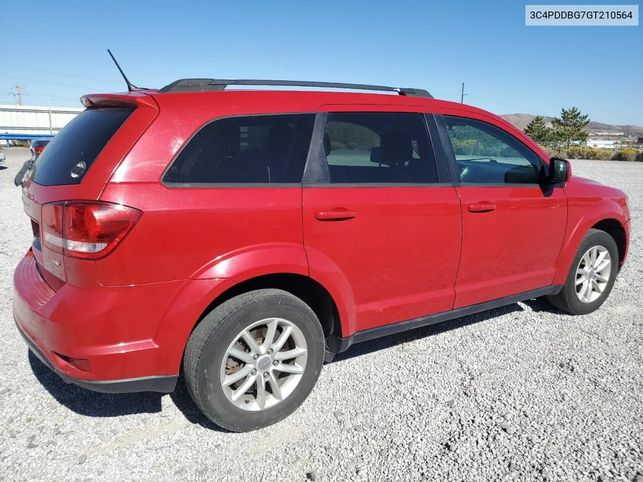 2016 Dodge Journey Sxt VIN: 3C4PDDBG7GT210564 Lot: 74332394