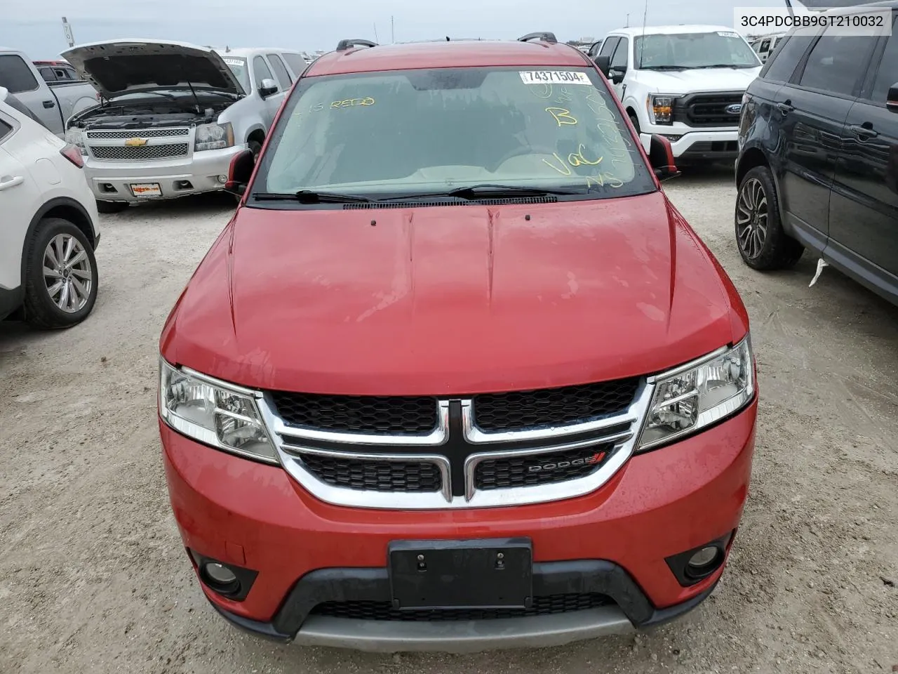 3C4PDCBB9GT210032 2016 Dodge Journey Sxt