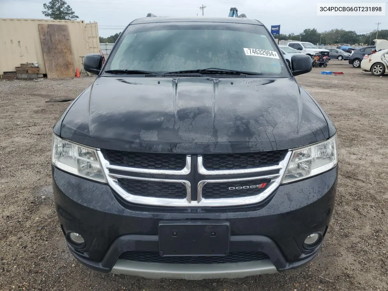 2016 Dodge Journey Sxt VIN: 3C4PDCBG6GT231898 Lot: 74632994