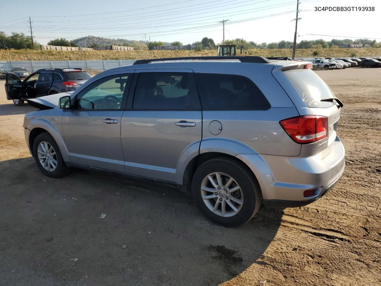 2016 Dodge Journey Sxt VIN: 3C4PDCBB3GT193938 Lot: 74882954