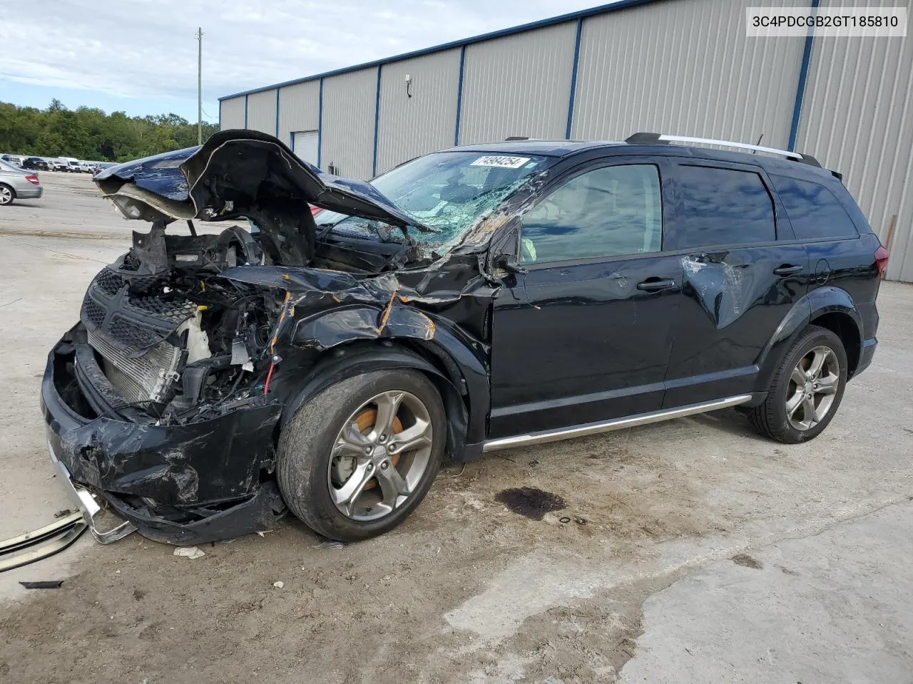 2016 Dodge Journey Crossroad VIN: 3C4PDCGB2GT185810 Lot: 74984254