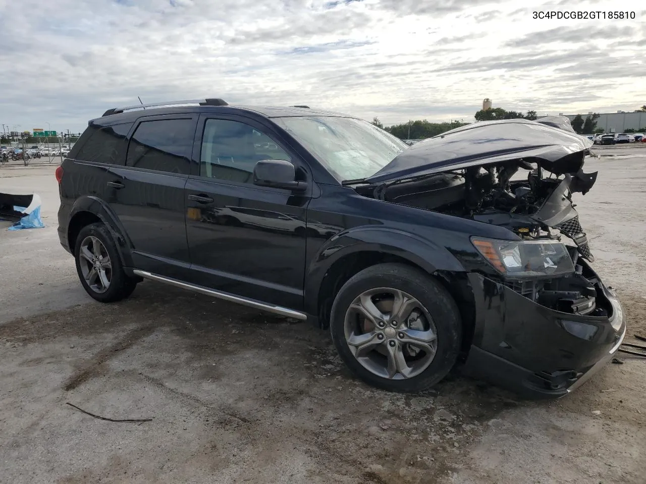 2016 Dodge Journey Crossroad VIN: 3C4PDCGB2GT185810 Lot: 74984254