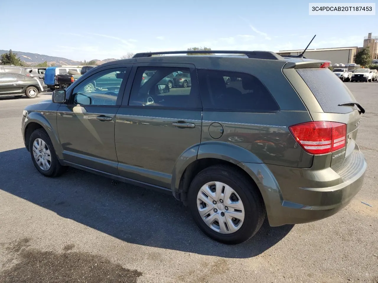 2016 Dodge Journey Se VIN: 3C4PDCAB2GT187453 Lot: 75257094