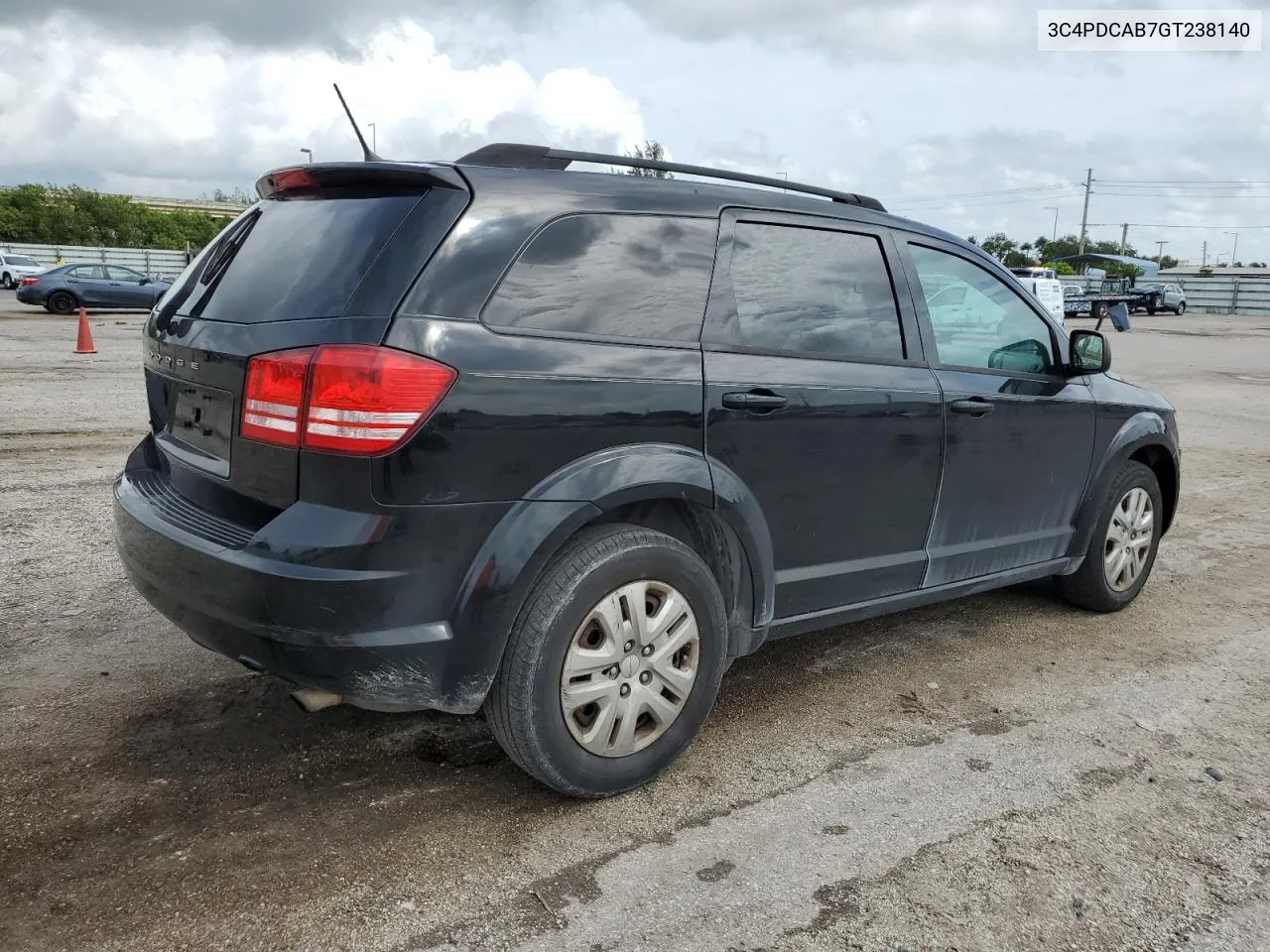 2016 Dodge Journey Se VIN: 3C4PDCAB7GT238140 Lot: 75475424