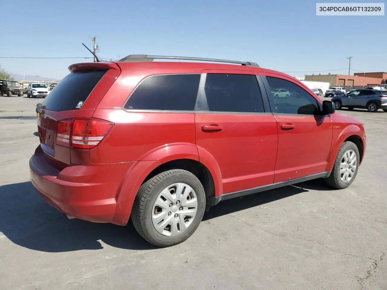 2016 Dodge Journey Se VIN: 3C4PDCAB6GT132309 Lot: 75650034