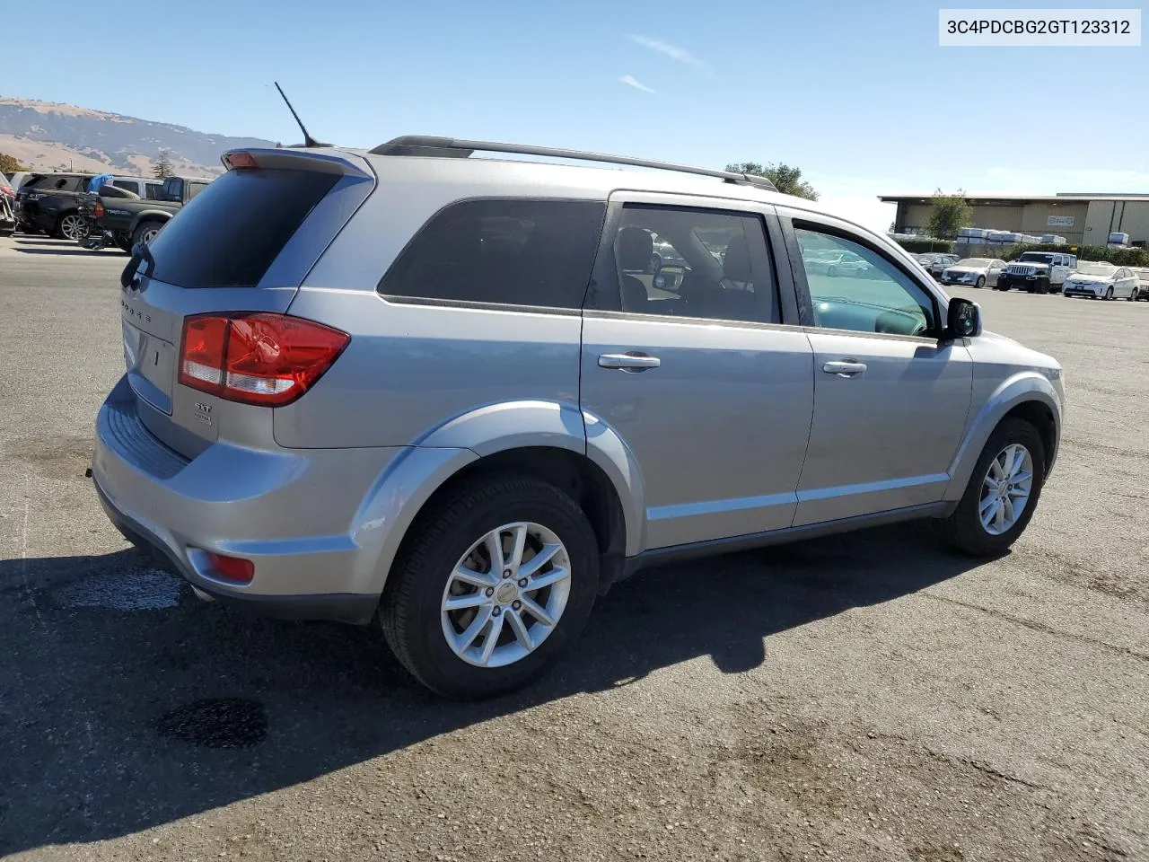 2016 Dodge Journey Sxt VIN: 3C4PDCBG2GT123312 Lot: 75671954