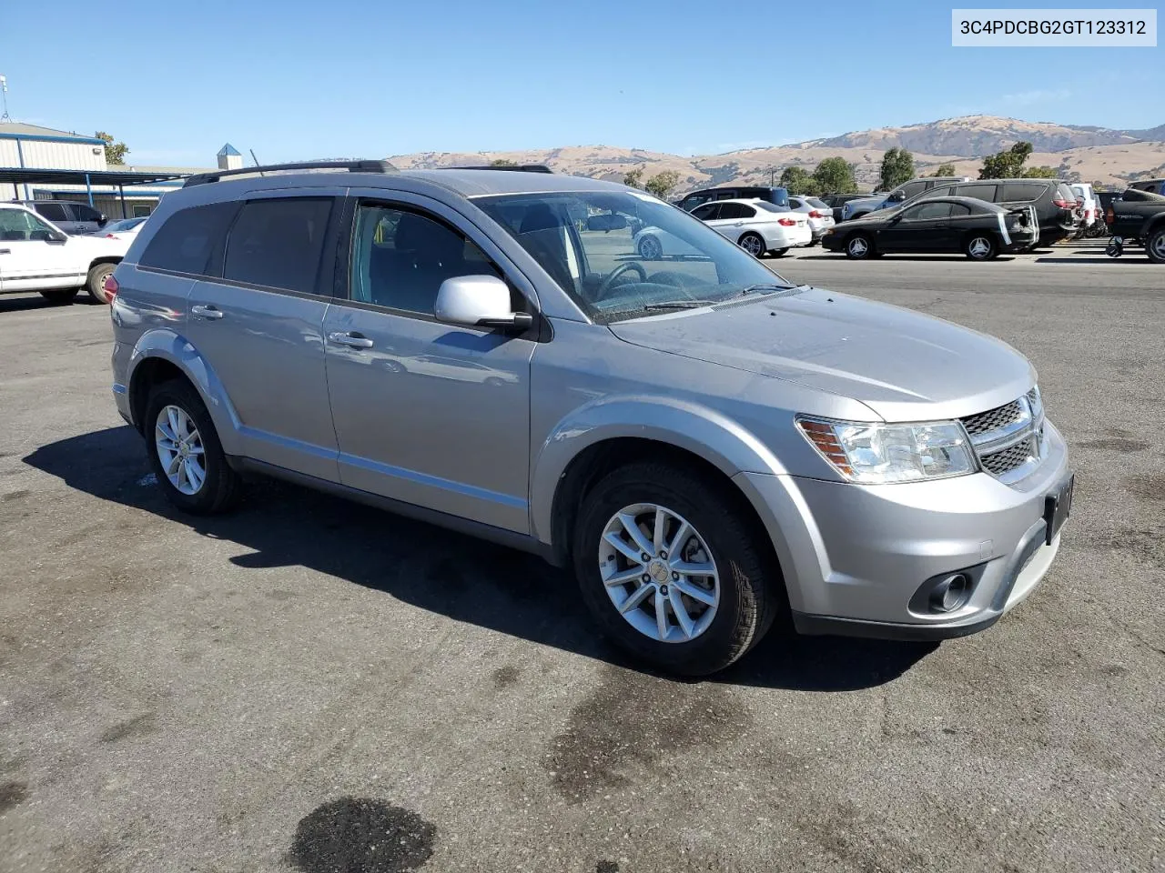 2016 Dodge Journey Sxt VIN: 3C4PDCBG2GT123312 Lot: 75671954