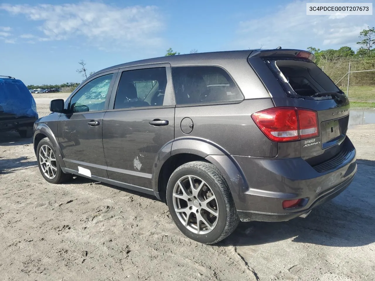 2016 Dodge Journey R/T VIN: 3C4PDCEG0GT207673 Lot: 75813814