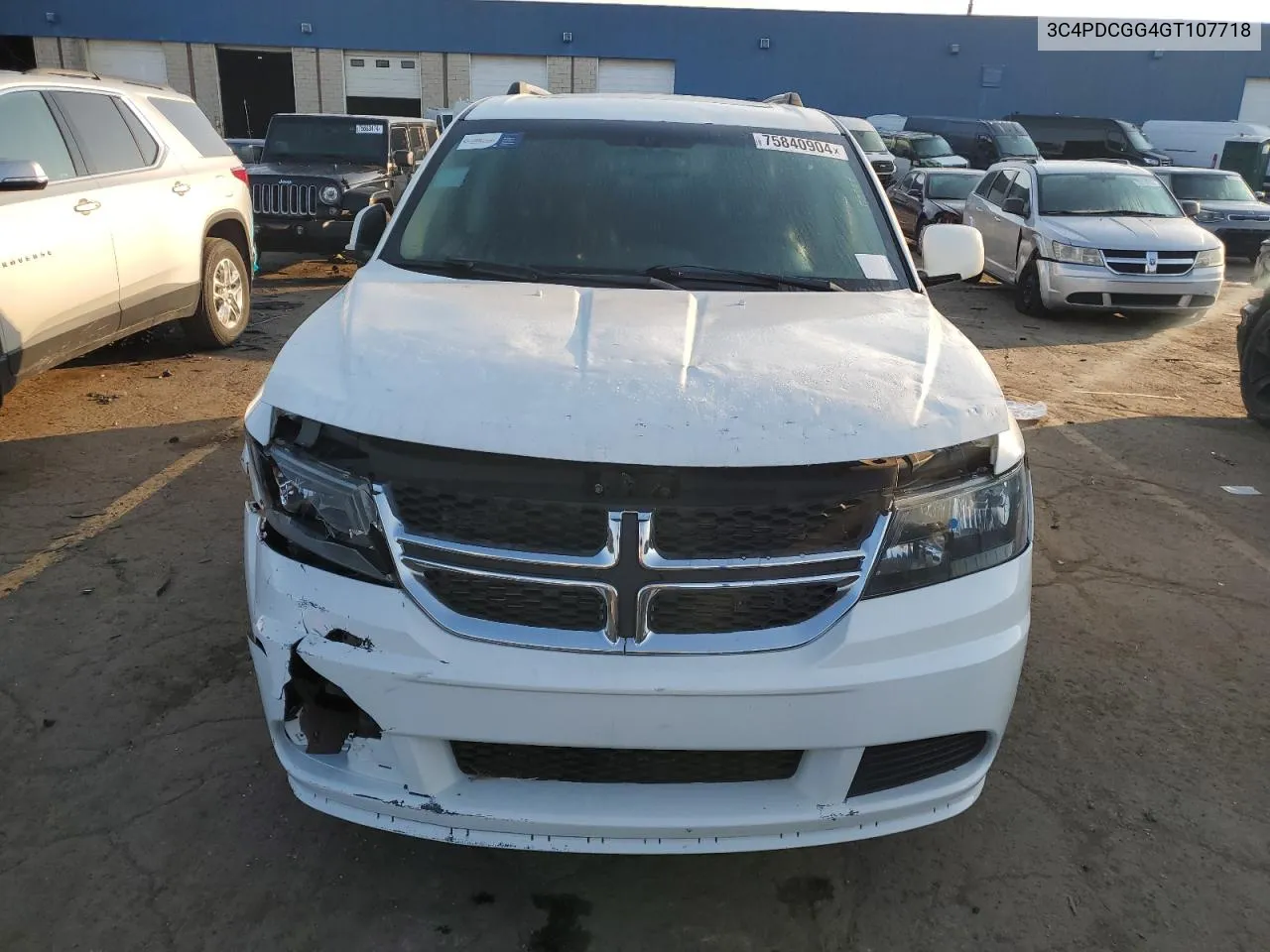 2016 Dodge Journey Crossroad VIN: 3C4PDCGG4GT107718 Lot: 75840904