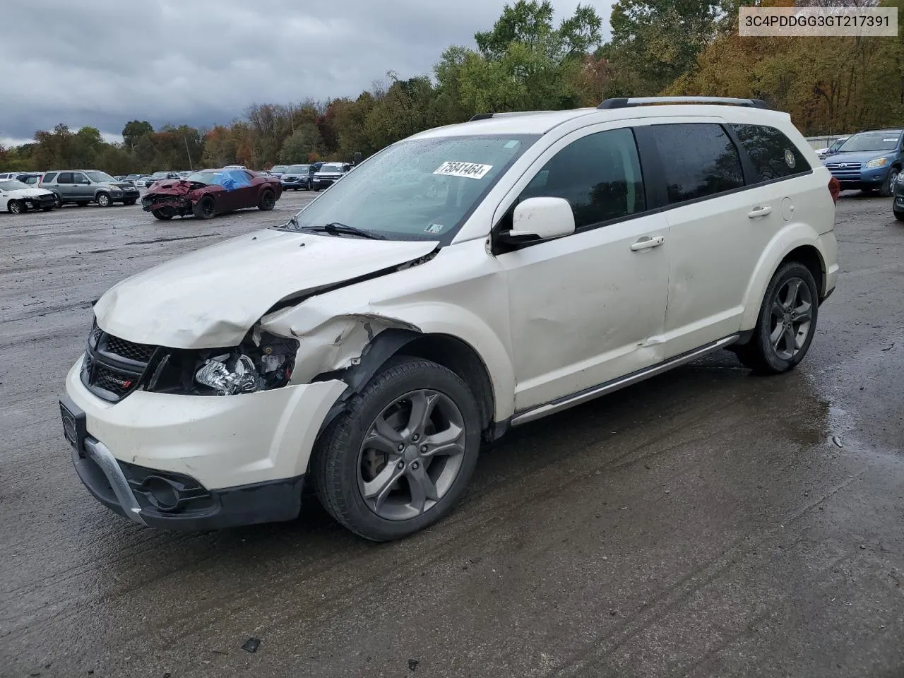 2016 Dodge Journey Crossroad VIN: 3C4PDDGG3GT217391 Lot: 75841464