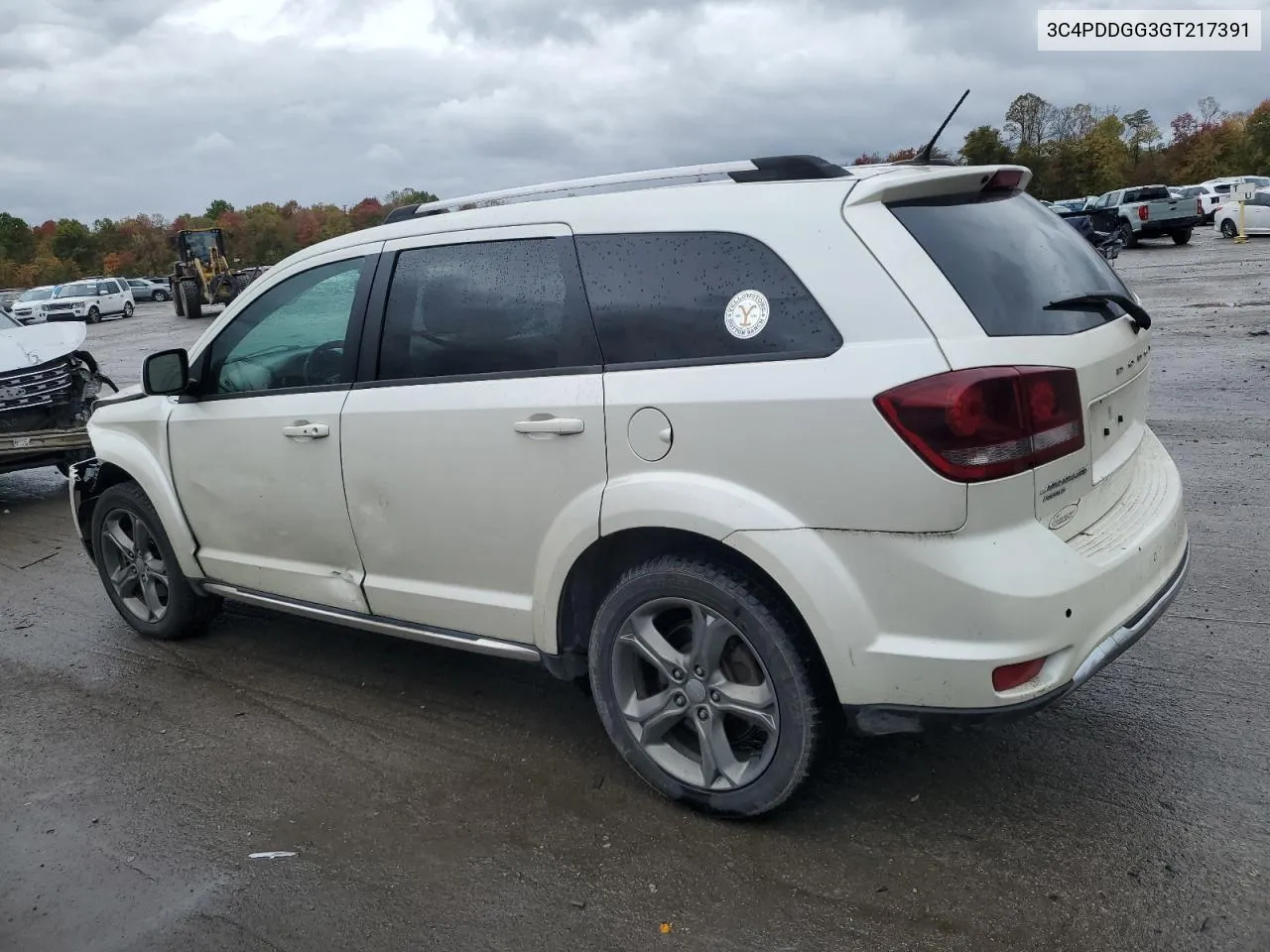 2016 Dodge Journey Crossroad VIN: 3C4PDDGG3GT217391 Lot: 75841464