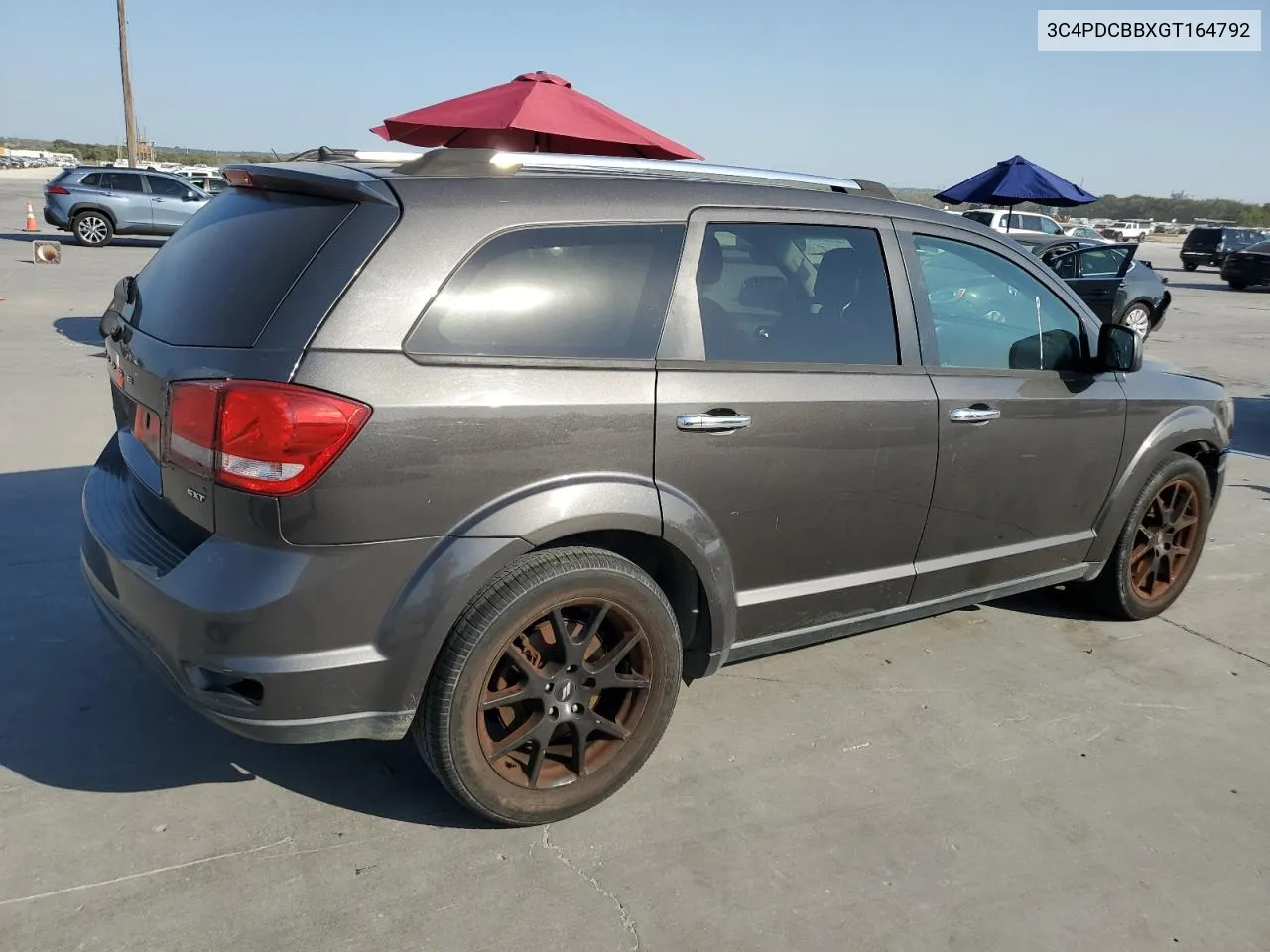 2016 Dodge Journey Sxt VIN: 3C4PDCBBXGT164792 Lot: 75893444