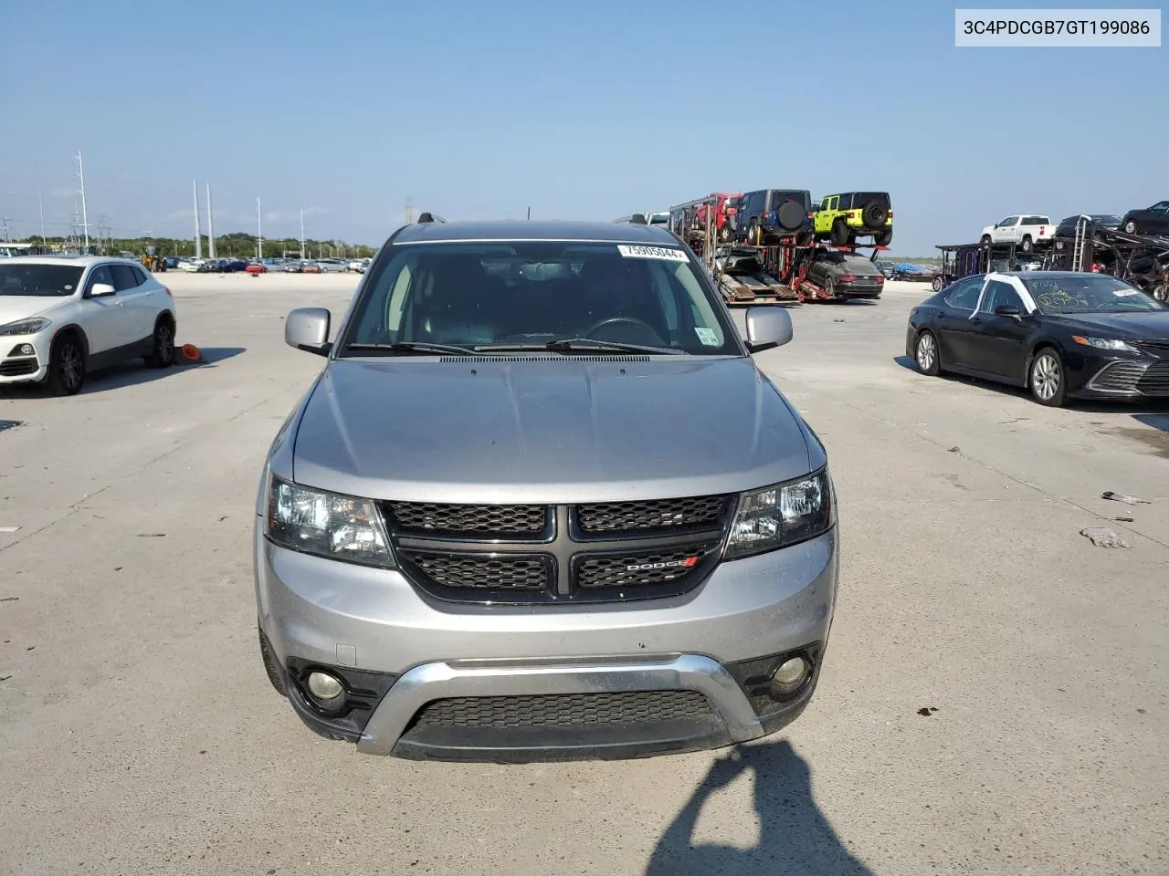 2016 Dodge Journey Crossroad VIN: 3C4PDCGB7GT199086 Lot: 75905044