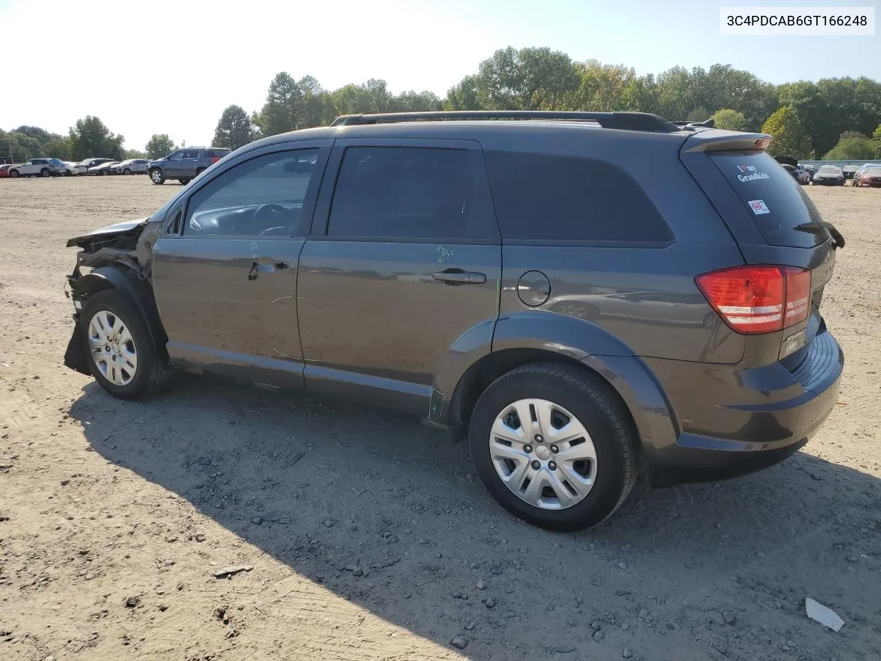 2016 Dodge Journey Se VIN: 3C4PDCAB6GT166248 Lot: 75910604