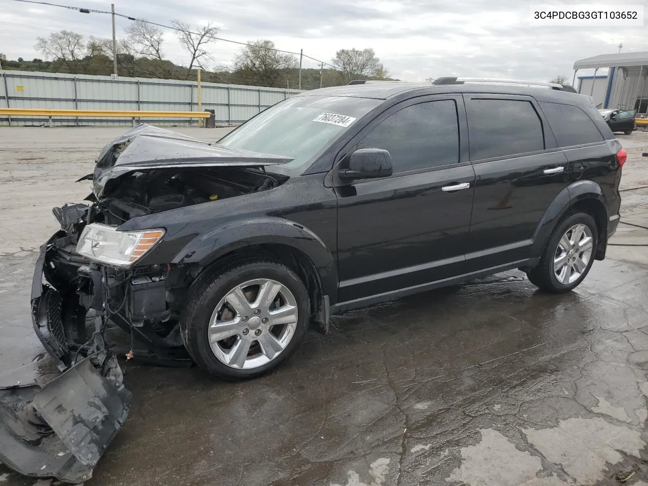 2016 Dodge Journey Sxt VIN: 3C4PDCBG3GT103652 Lot: 76037284