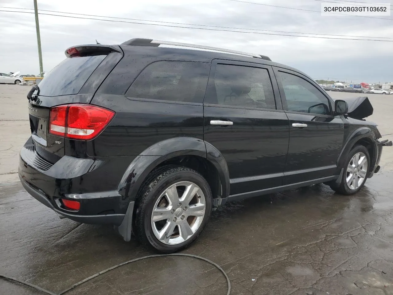 2016 Dodge Journey Sxt VIN: 3C4PDCBG3GT103652 Lot: 76037284