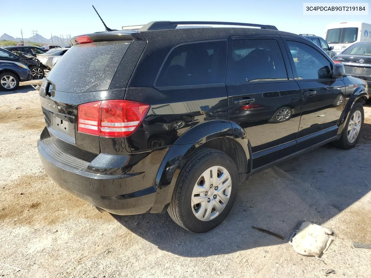 2016 Dodge Journey Se VIN: 3C4PDCAB9GT219184 Lot: 76329904