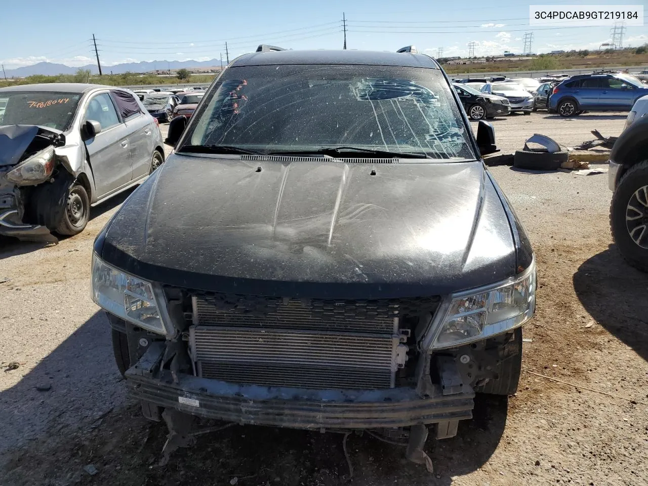 2016 Dodge Journey Se VIN: 3C4PDCAB9GT219184 Lot: 76329904