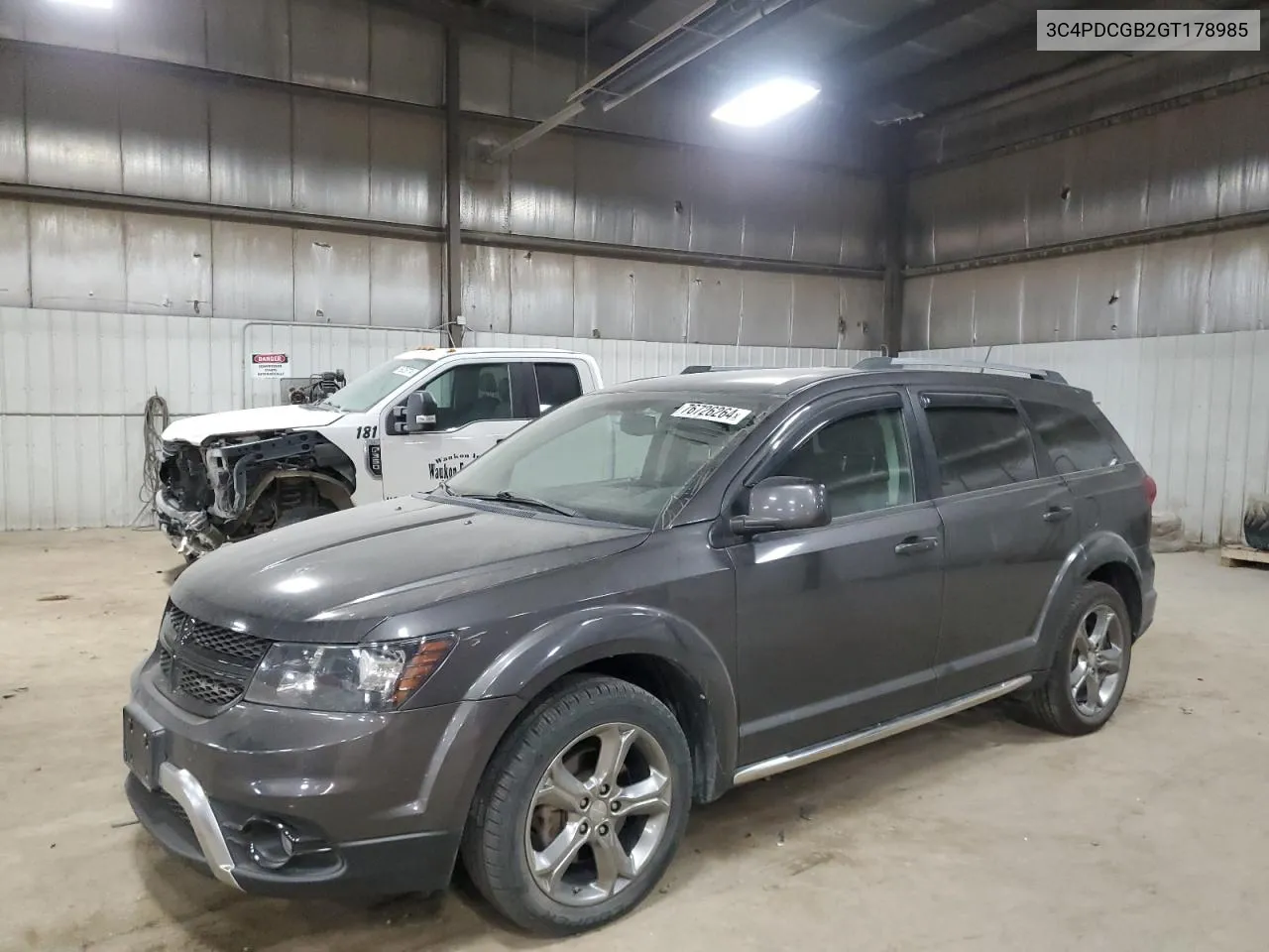 2016 Dodge Journey Crossroad VIN: 3C4PDCGB2GT178985 Lot: 76726264