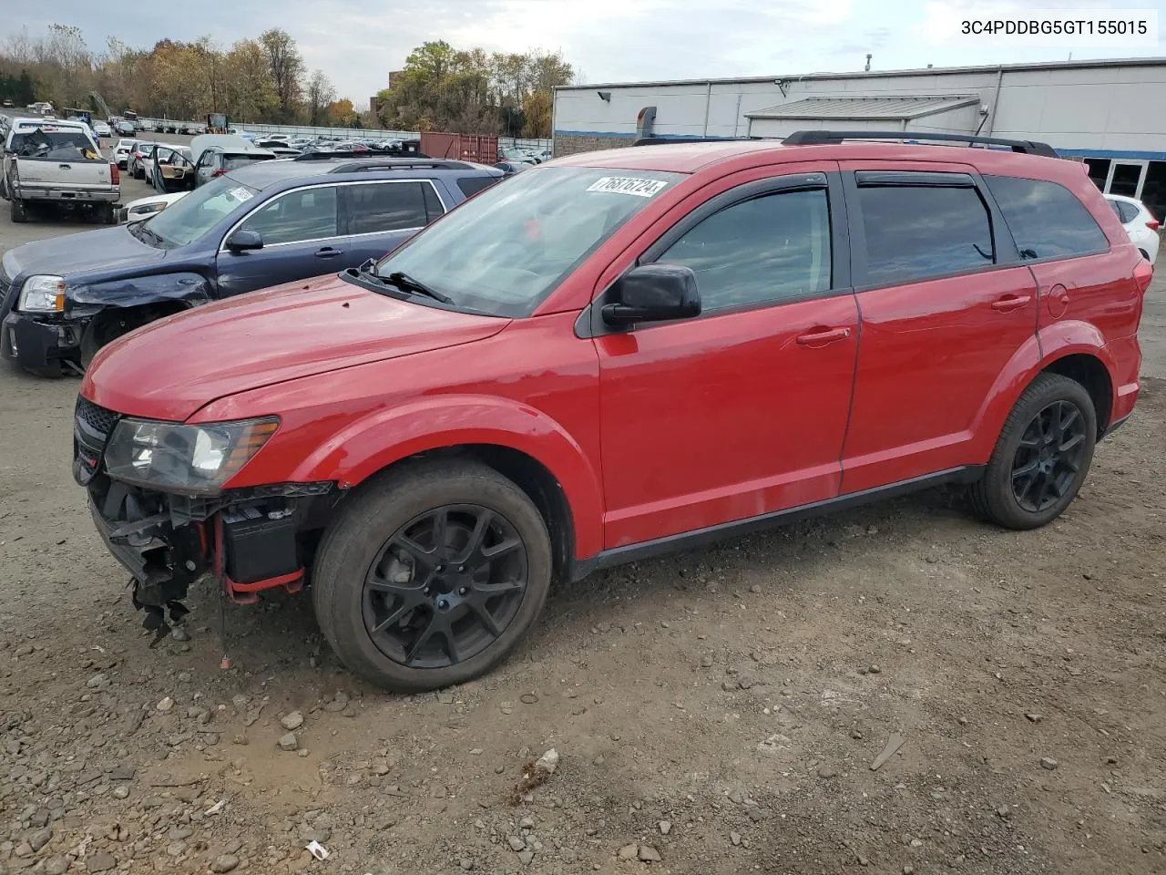 2016 Dodge Journey Sxt VIN: 3C4PDDBG5GT155015 Lot: 76876724