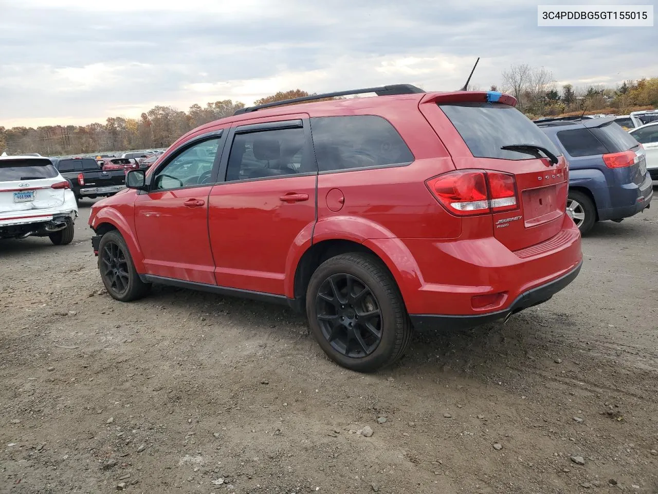 2016 Dodge Journey Sxt VIN: 3C4PDDBG5GT155015 Lot: 76876724