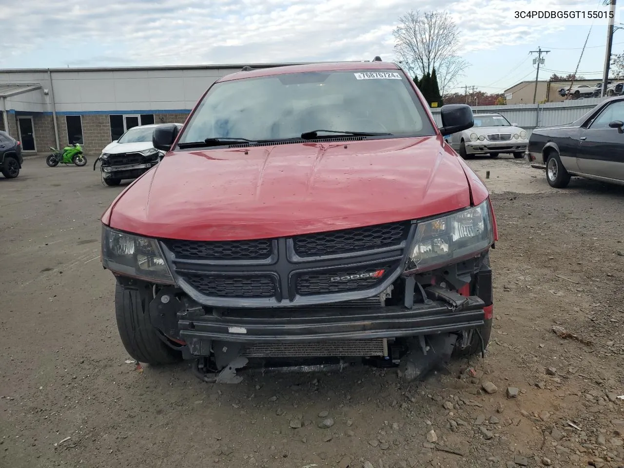 2016 Dodge Journey Sxt VIN: 3C4PDDBG5GT155015 Lot: 76876724